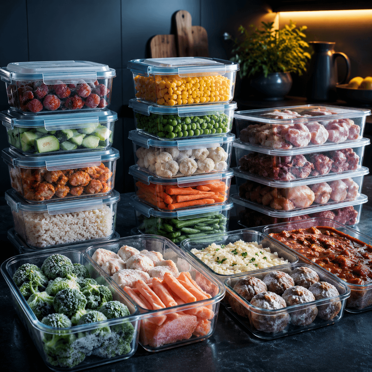 Family freezer prep