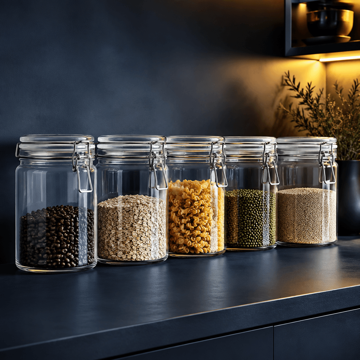 Glass Jar Row